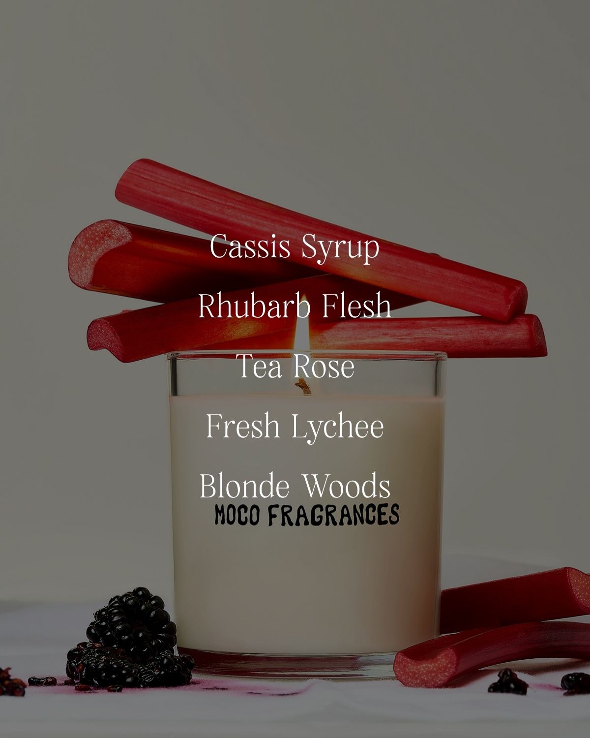 Rhubarb Rouge - Classic Candle - MOCO Candles