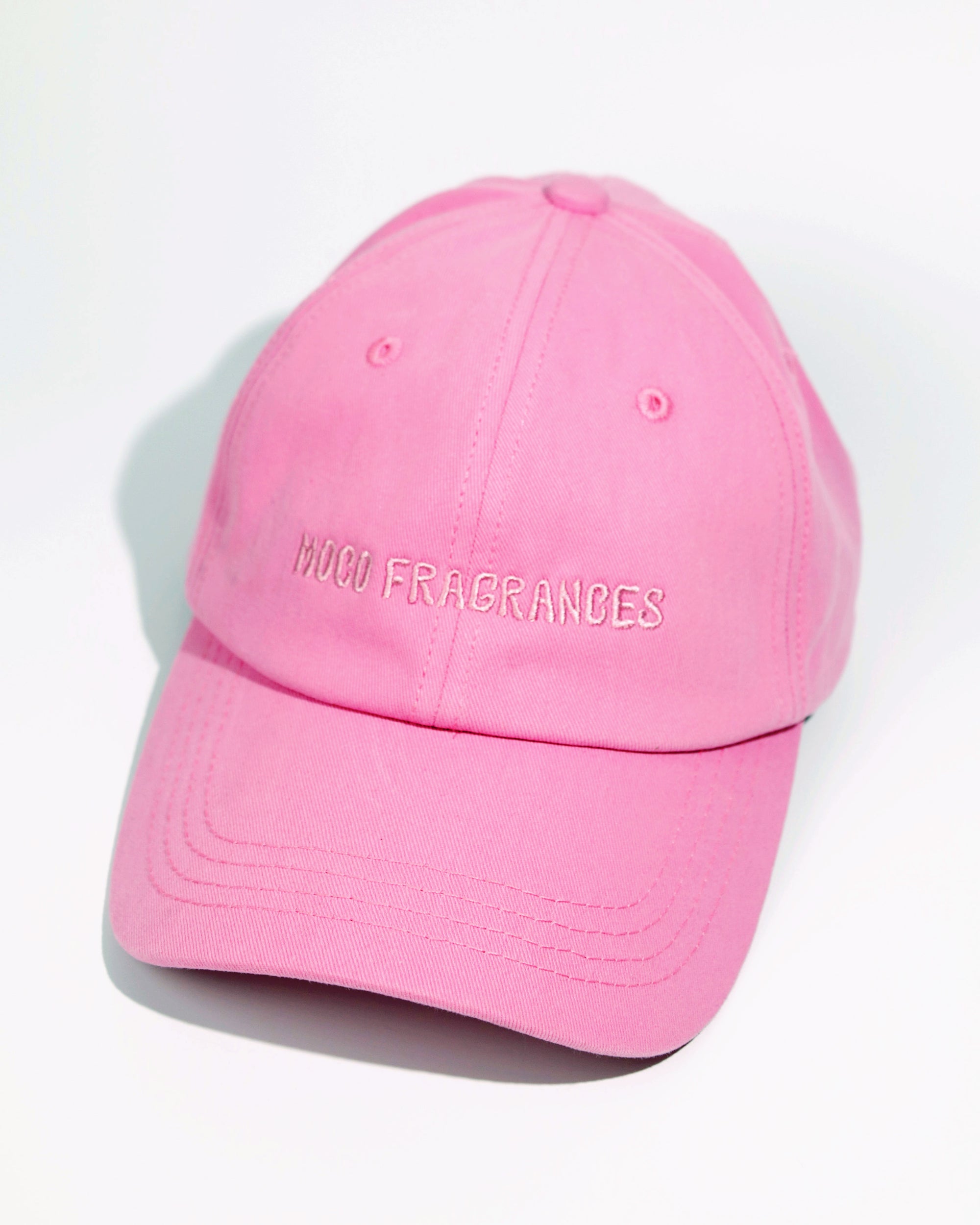 Embroidered Ball Cap - Bubblegum Pink - MOCO Candles